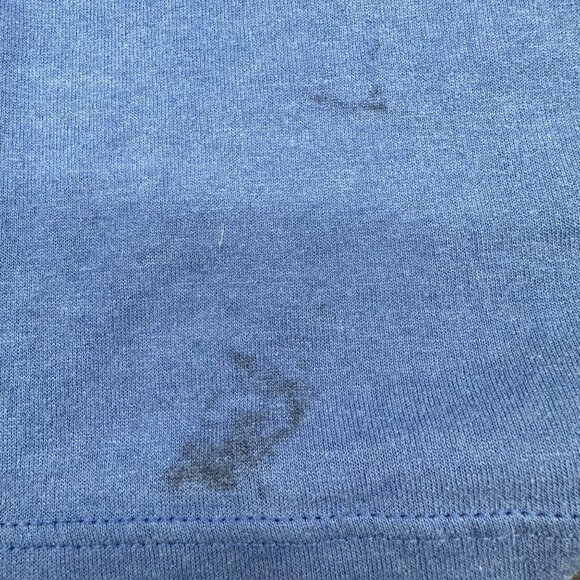 Vintage US Marine Corp T Shirt Large Velva Sheen USA Blue 80s Single Stitch READ - Picture 11 of 12